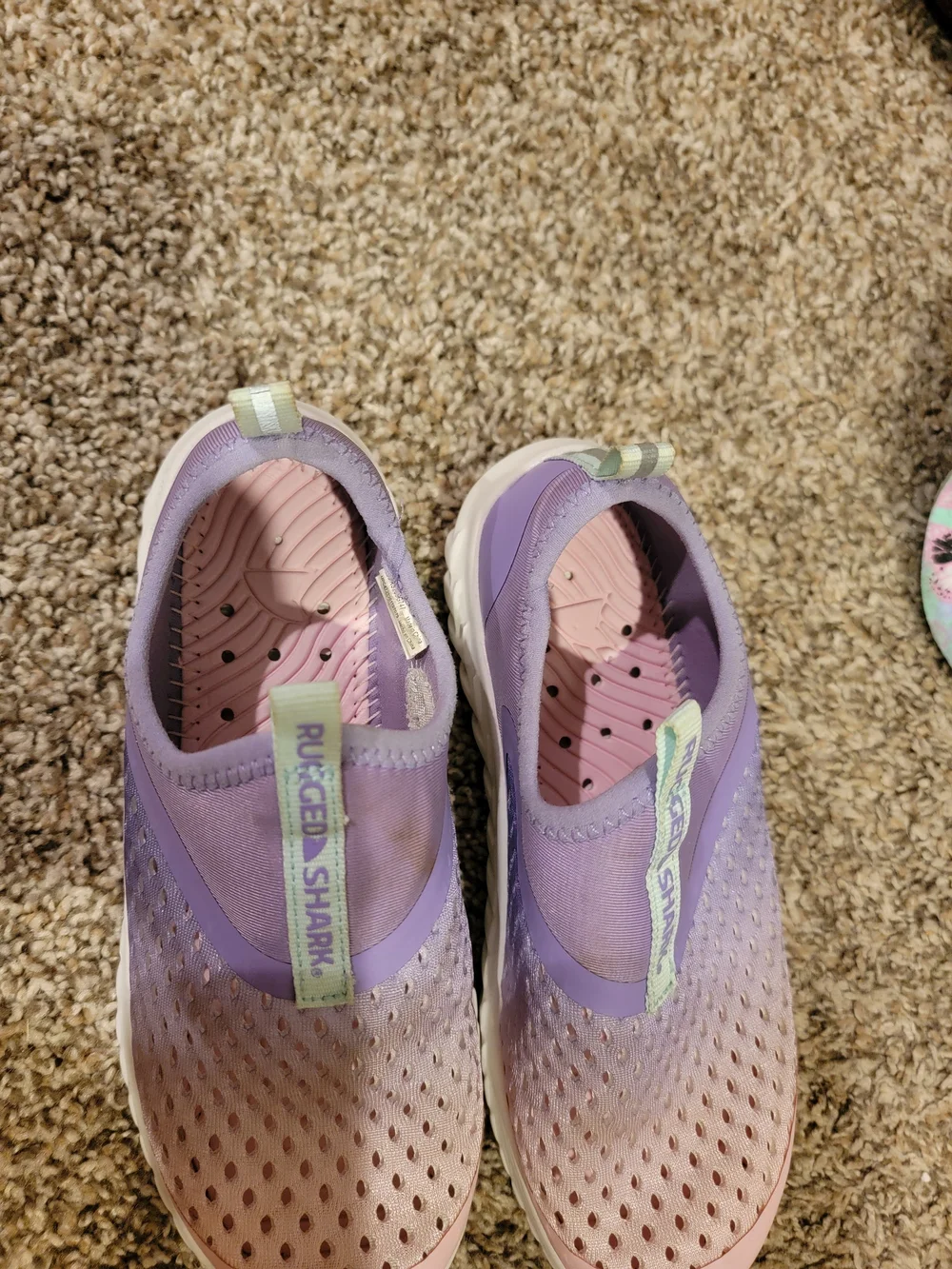 Kids Lavender & Pink Water Shoes – Slip-On Mesh Aquatic Shoe Bundle